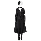 Cruella Cosplay 2021 Cruella DeVil Emma Stone Costumes Wigs Outfit